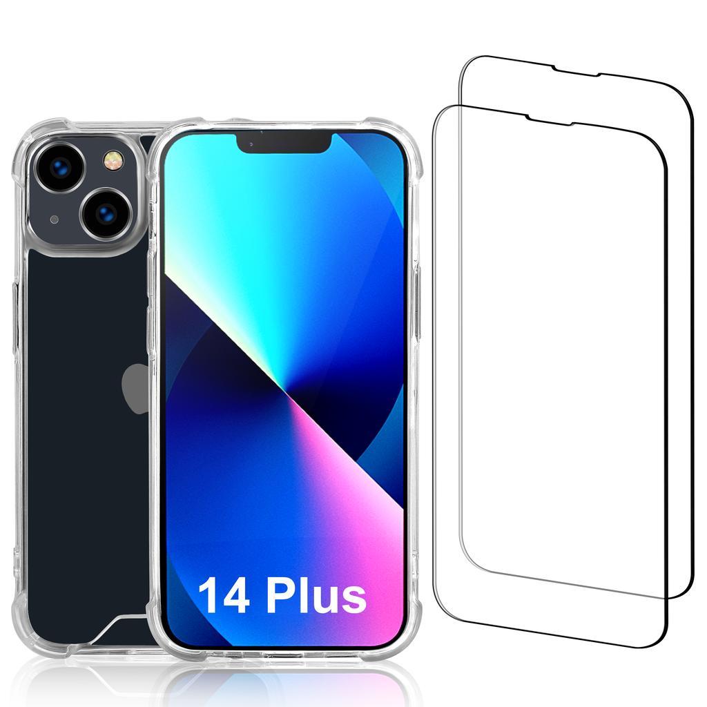 Coque iPhone 14 Plus et 2 écrans de protection - Plastique recyclé - Transparent Reconditionné - 21,99 € Coque iPhone 14 Plus et 2 écrans de protection - Plastique recyclé - Transparent Reconditionné N/A reconditionné disponible sur Backmarket