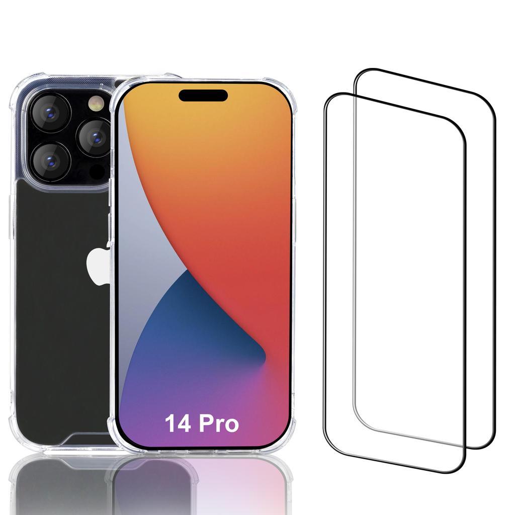 Coque iPhone 14 Pro et 2 écrans de protection - Plastique recyclé - Transparent Reconditionné - 21,99 € Coque iPhone 14 Pro et 2 écrans de protection - Plastique recyclé - Transparent Reconditionné N/A reconditionné disponible sur Backmarket