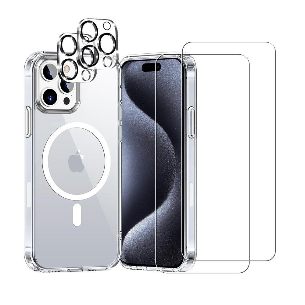 Coque iPhone 15 Pro Max et 2 écrans de protection - TPU - Transparent Reconditionné N/A reconditionné disponible sur Backmarket