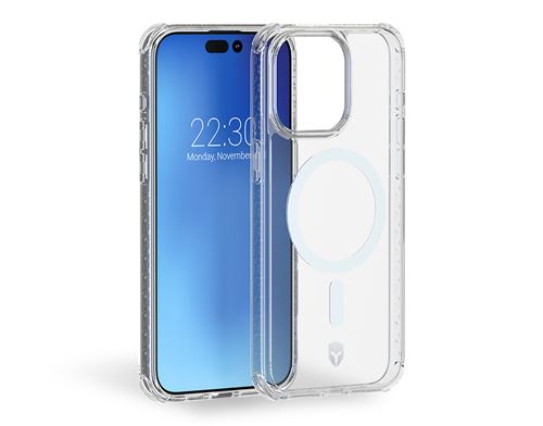 Coque renforcée Forcecase Magsafe iPhone 15 Pro Max - Transparent État correct Big Ben Connected reconditionné disponible sur Fnac