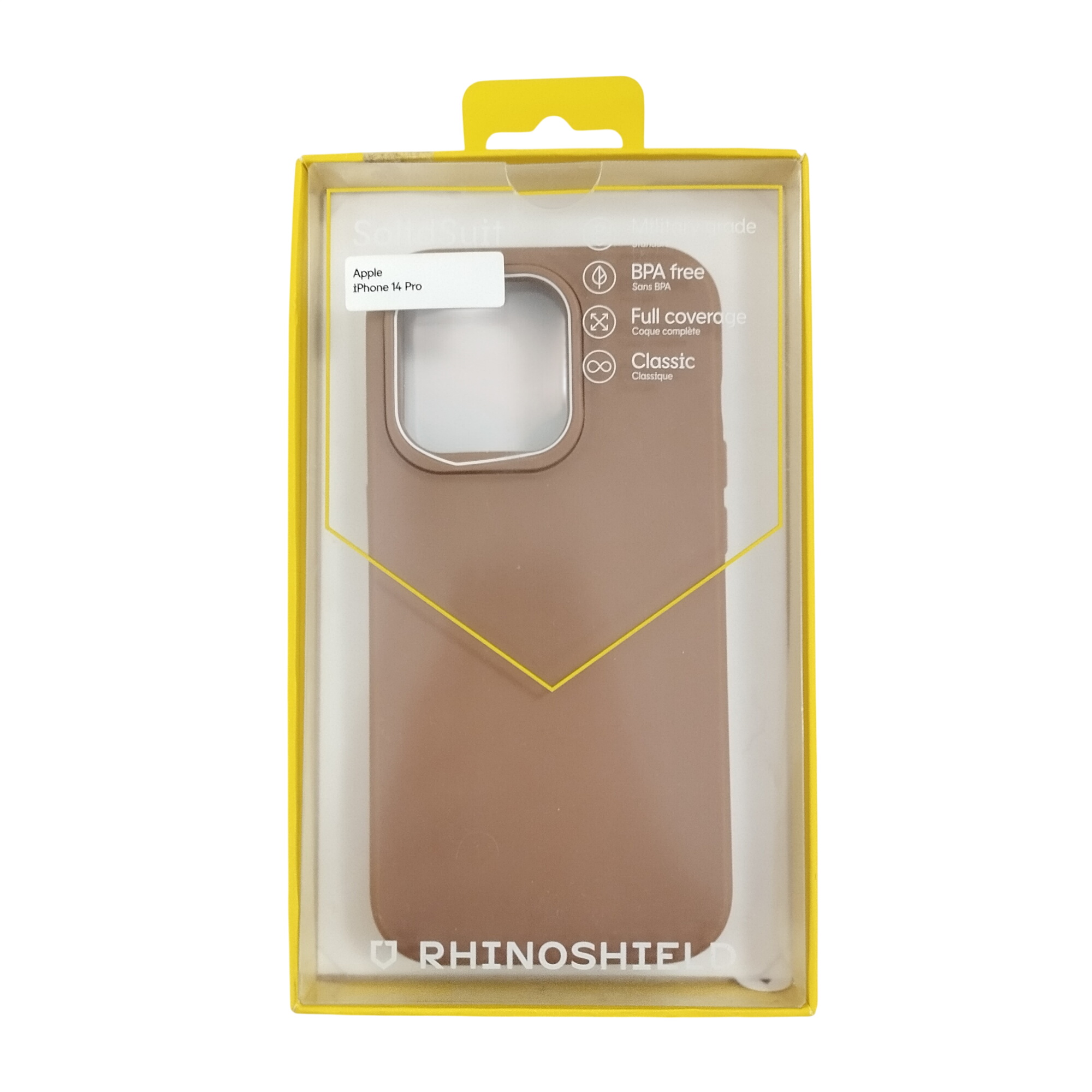 Acheter Coque RhinoShield SolidSuit pour iPhone 14 neuf - 16,00 € Coque RhinoShield SolidSuit pour iPhone 14 neuf reconditionné disponible sur Label Emmaüs
