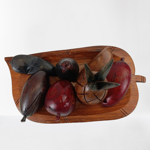 Voir photo 3 de Corbeille de fruits décorative en bois Corbeille de fruits décorative en bois Très bon état reconditionné photo 3
