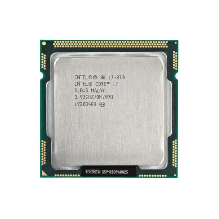 Core i7-870 CPU Socket LGA 1156 4 cœurs 8 threads 2.93 GHz 8 Mo cache L3 95W Reconditionné Intel reconditionné disponible sur Cdiscount Seconde Vie