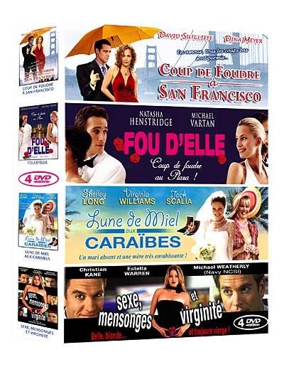 Coup de foudre à San Francisco - Fou d'Elle - Lune de miel aux Caraïbes - Sexe, mensonges et virginité - Coffret État correct reconditionné disponible sur Fnac