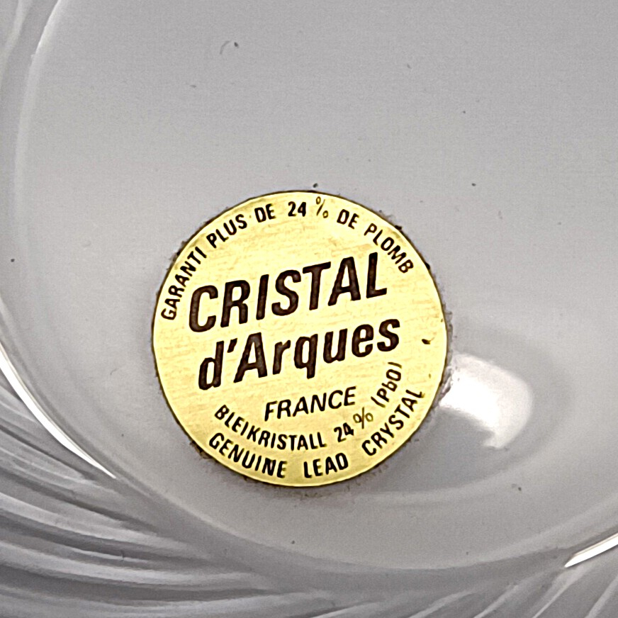 Voir photo 4 de Coupe en cristal d’Arques modèle Soleil Ø 33 cm Coupe en cristal d’Arques modèle Soleil Ø 33 cm Très bon état reconditionné photo 4