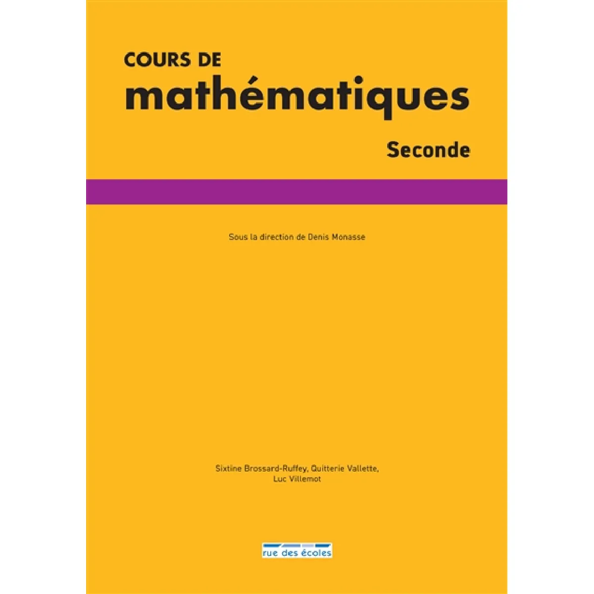 Acheter Cours de mathématiques seconde État correct - 16,06 € Cours de mathématiques seconde État correct N/A (Il ne s'agit pas d'une marque reconditionné disponible sur Rue du Commerce Seconde Vie