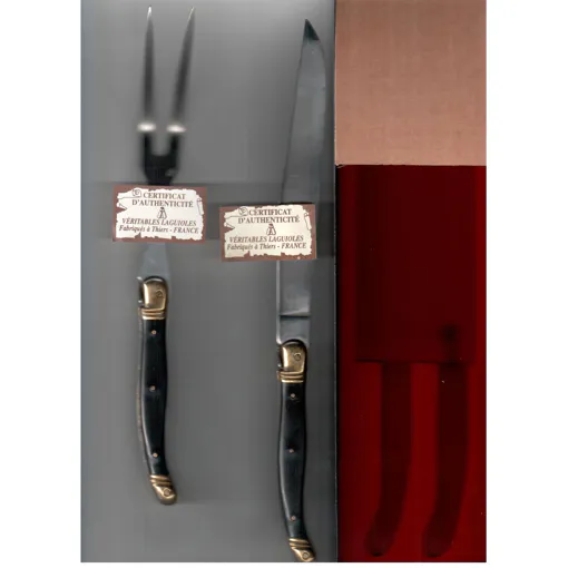 Couteau Et Fourchette Laguiole Bon état - 30,00 € Couteau Et Fourchette Laguiole Bon état reconditionné disponible sur Rakuten