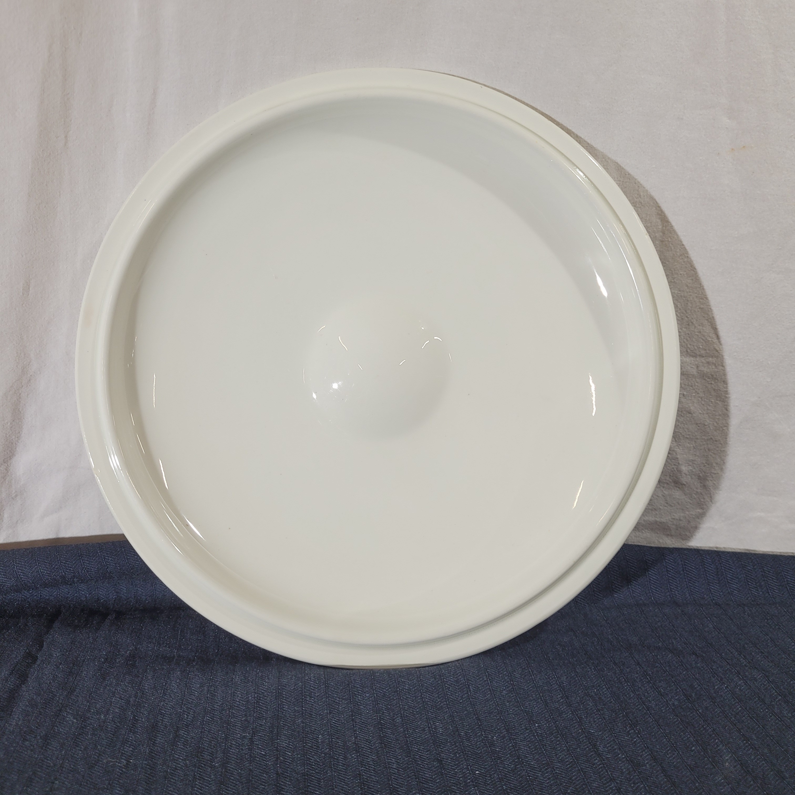 Voir photo 3 de Couvercle de Soupière Gien - Modèle Pompadour - Vintage Couvercle de Soupière Gien - Modèle Pompadour - Vintage Très bon état reconditionné photo 3
