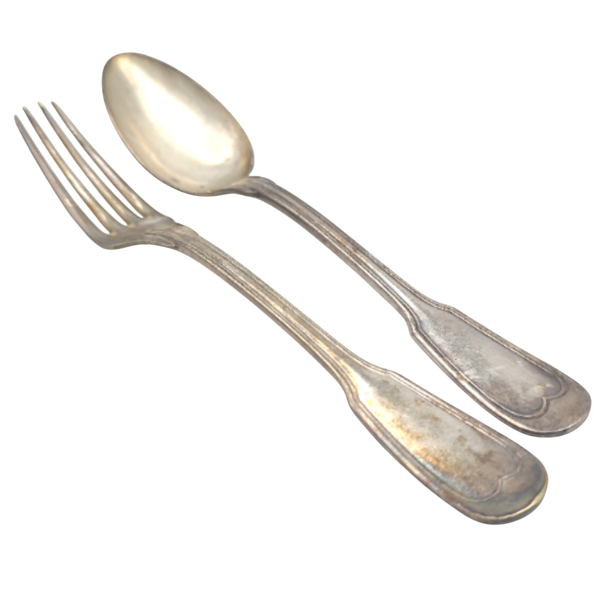 Couverts métal argenté 9 fourchettes et 9 cuillères - 45,00 € Couverts métal argenté 9 fourchettes et 9 cuillères reconditionné disponible sur Label Emmaüs