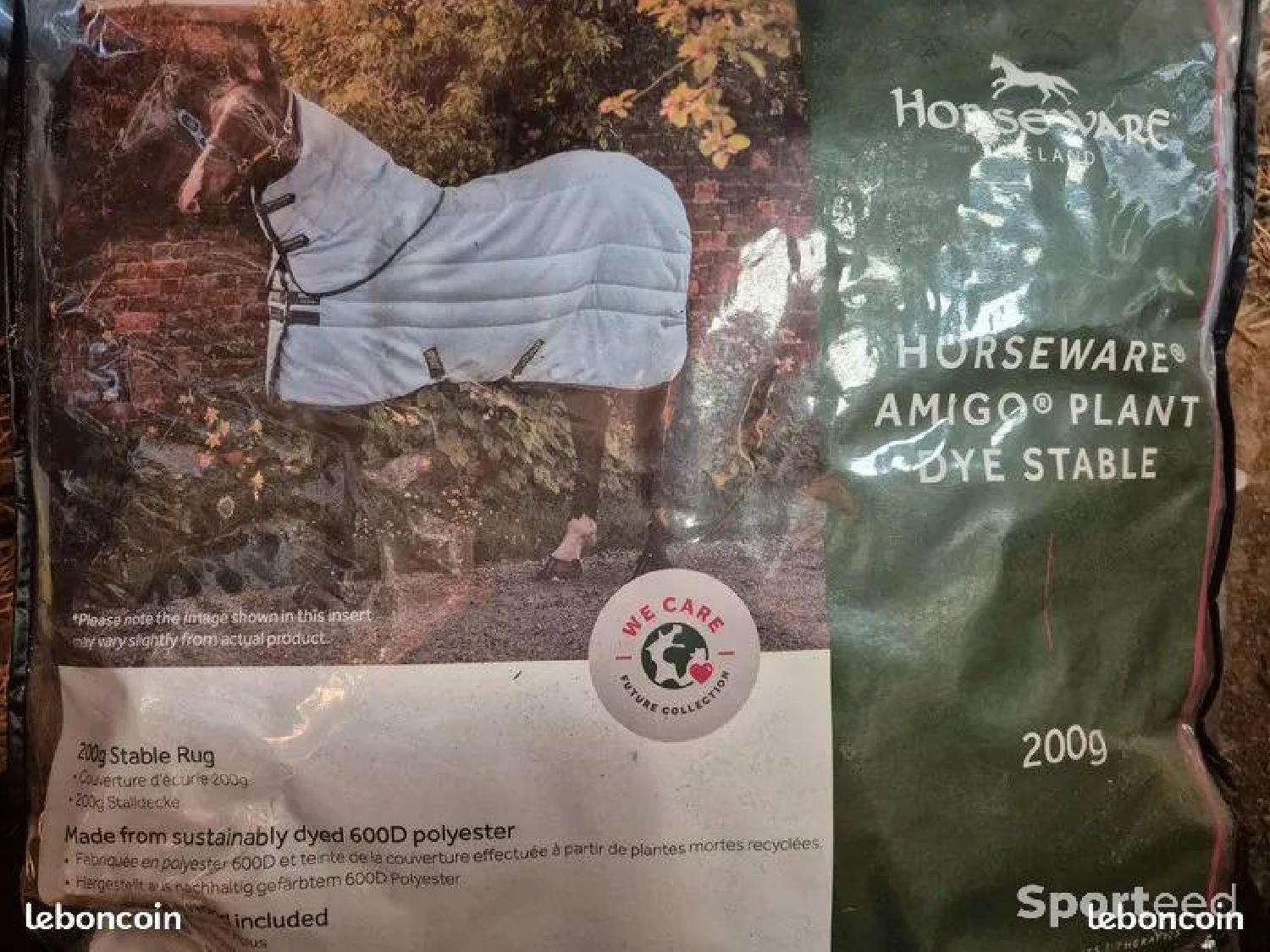 Couverture de box Horseware amigo Plant Dye Stable 200g Comme neuf (c'est déjà la condition standard) Horseware Ireland reconditionné disponible sur Sporteed