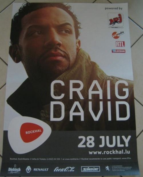 Acheter Craig David - 60x84 cm - AFFICHE / POSTER État correct - 17,99 € Craig David - 60x84 cm - AFFICHE / POSTER État correct N/A reconditionné disponible sur Fnac