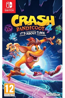 Crash Bandicoot 4: It's About Time! Nintendo Switch Bon état - 34,95 € Crash Bandicoot 4: It's About Time! Nintendo Switch Bon état Activision reconditionné disponible sur Darty