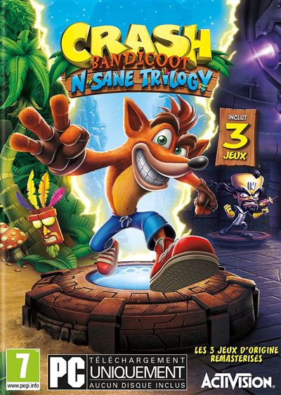 Crash Bandicoot N. Sane Trilogy PC État correct reconditionné disponible sur Fnac