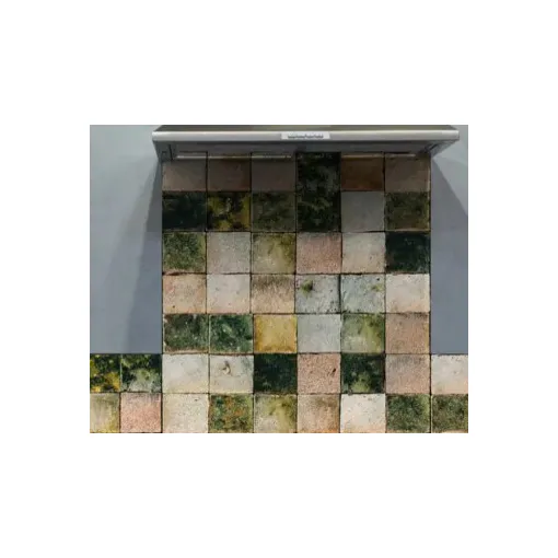 Crédence carreaux façon zellige, sur alu, adhésive , et 3 frises. Bon état reconditionné disponible sur Rakuten