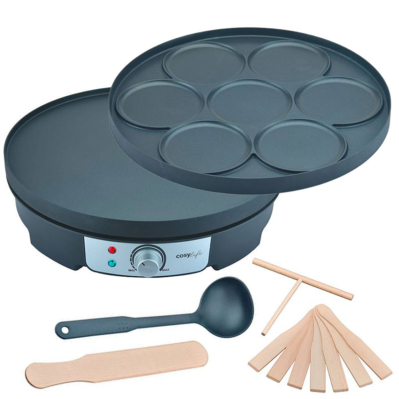Crêpière 2 En 1 Cosylife Cl-cr21rp Bon état - 39,98 € Crêpière 2 En 1 Cosylife Cl-cr21rp Bon état reconditionné disponible sur Electro Depot
