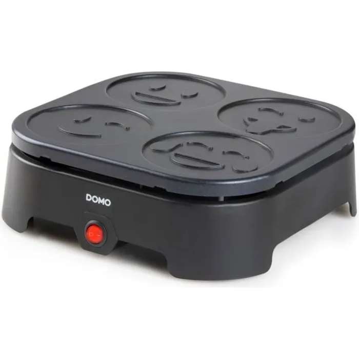 Crépière DOMO - 4 crêpes - Motifs EMOJI - revêtement anti-adhésif - 600w - l31 x L34 x h13 cm Reconditionné - 31,86 € Crépière DOMO - 4 crêpes - Motifs EMOJI - revêtement anti-adhésif - 600w - l31 x L34 x h13 cm Reconditionné Domo reconditionné disponible sur Cdiscount Seconde Vie