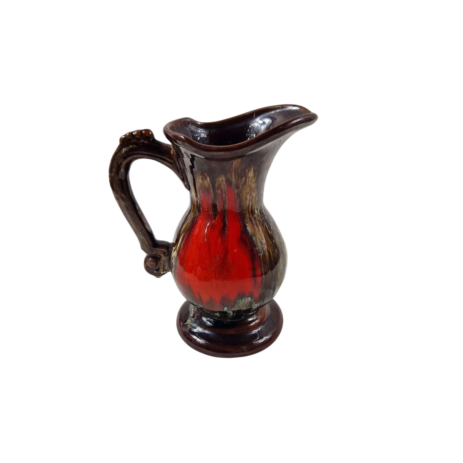 Cruche style Vallauris Très bon état - 22,00 € Cruche style Vallauris Très bon état reconditionné disponible sur Label Emmaüs