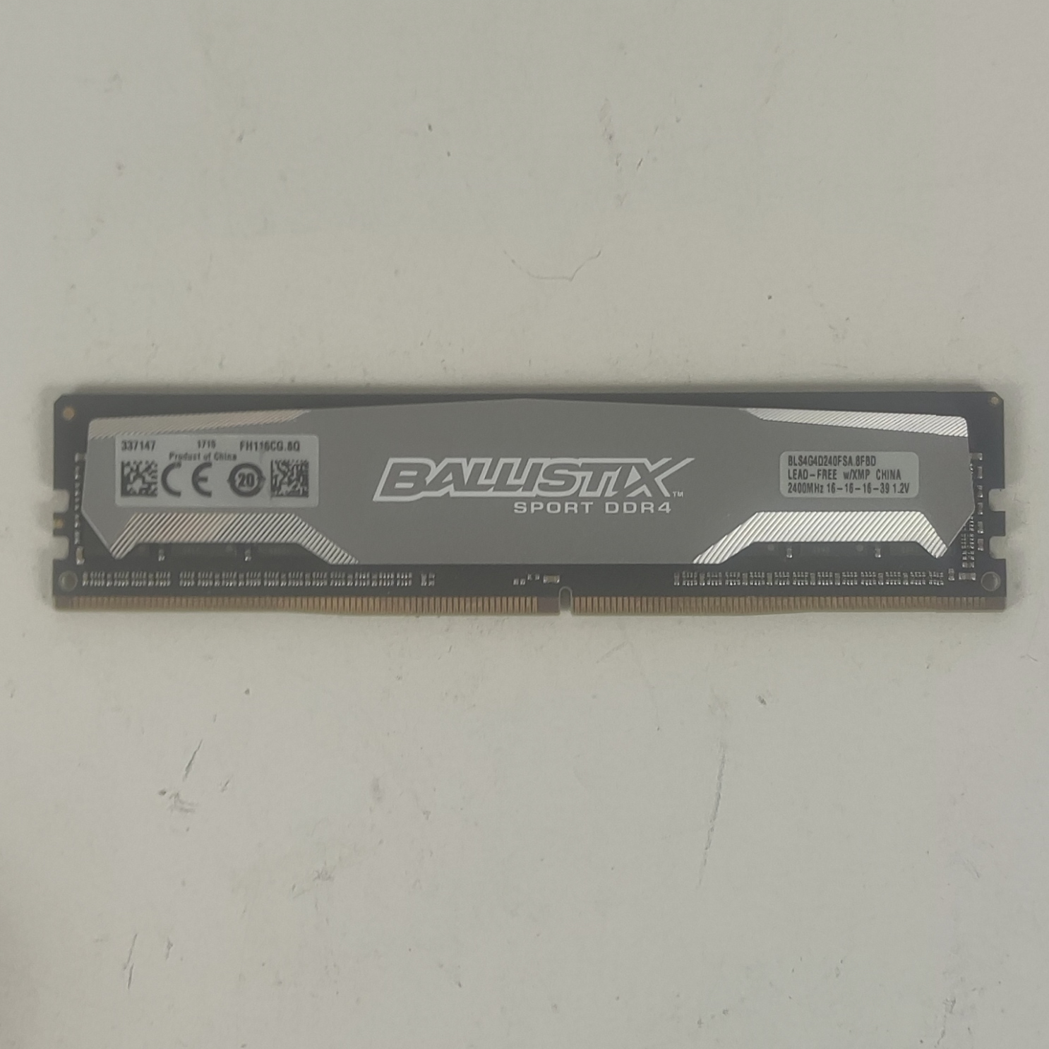 Voir photo 3 de Crucial Ballistix RAM DDR4 2400 2x4 go CL16 BLS4G4D240FSA Crucial Ballistix RAM DDR4 2400 2x4 go CL16 BLS4G4D240FSA Très bon état reconditionné photo 3