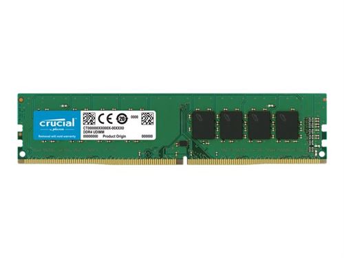 Crucial Classic - DDR4 - module - 8 Go - DIMM 288 broches - 3200 MT/s / PC4-25600 - CL22 - 1.2 V - mémoire sans tampon - non ECC État correct N/A reconditionné disponible sur Fnac