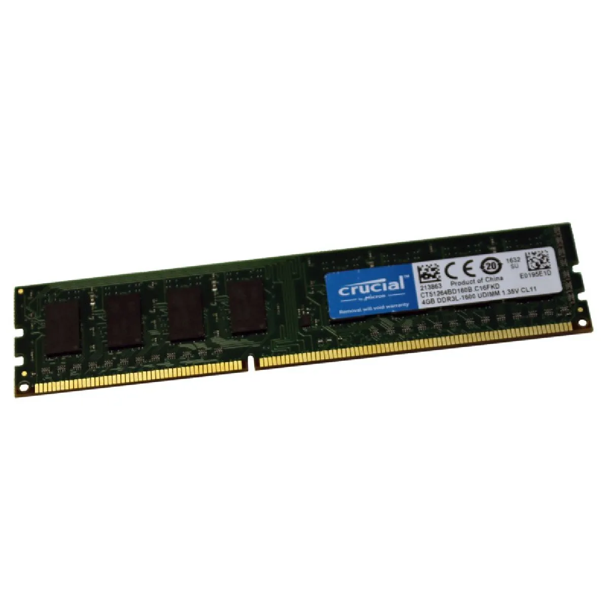 Acheter Crucial CT51264BD160B.C16FKD 4Go 1600MHz DDR3 État correct - 19,90 € Crucial CT51264BD160B.C16FKD 4Go 1600MHz DDR3 État correct Crucial reconditionné disponible sur Rue du Commerce Seconde Vie