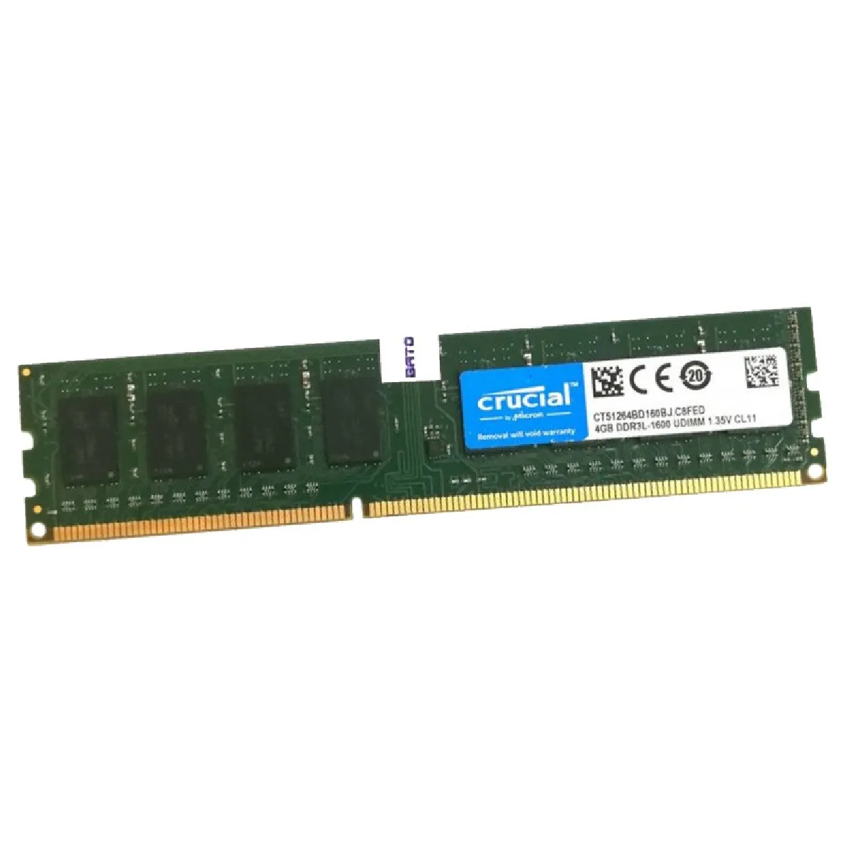 Acheter Crucial CT51264BD160BJ 4Go 1600MHz DDR3 État correct - 19,90 € Crucial CT51264BD160BJ 4Go 1600MHz DDR3 État correct Crucial reconditionné disponible sur Rue du Commerce Seconde Vie