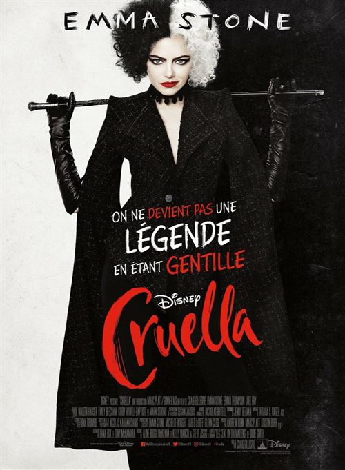 Cruella - 2021 - Emma Stone / Disney - 42x60cm - Affiche de cinéma originale pliée État correct reconditionné disponible sur Fnac