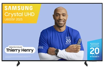 Crystal TU50U8005F 127 cm 2025 Très bon état Samsung reconditionné disponible sur Darty