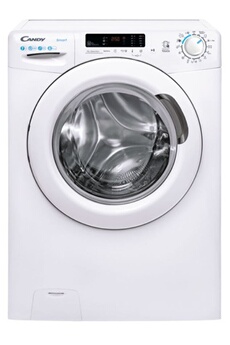 CS4 1272DE / 1-S - Machine à laver - largeur : 65 cm - profondeur : 45 cm - hauteur : 89 cm - chargement frontal - 48 litres - 7 kg - 1200 tours/min Bon état Candy reconditionné disponible sur Darty