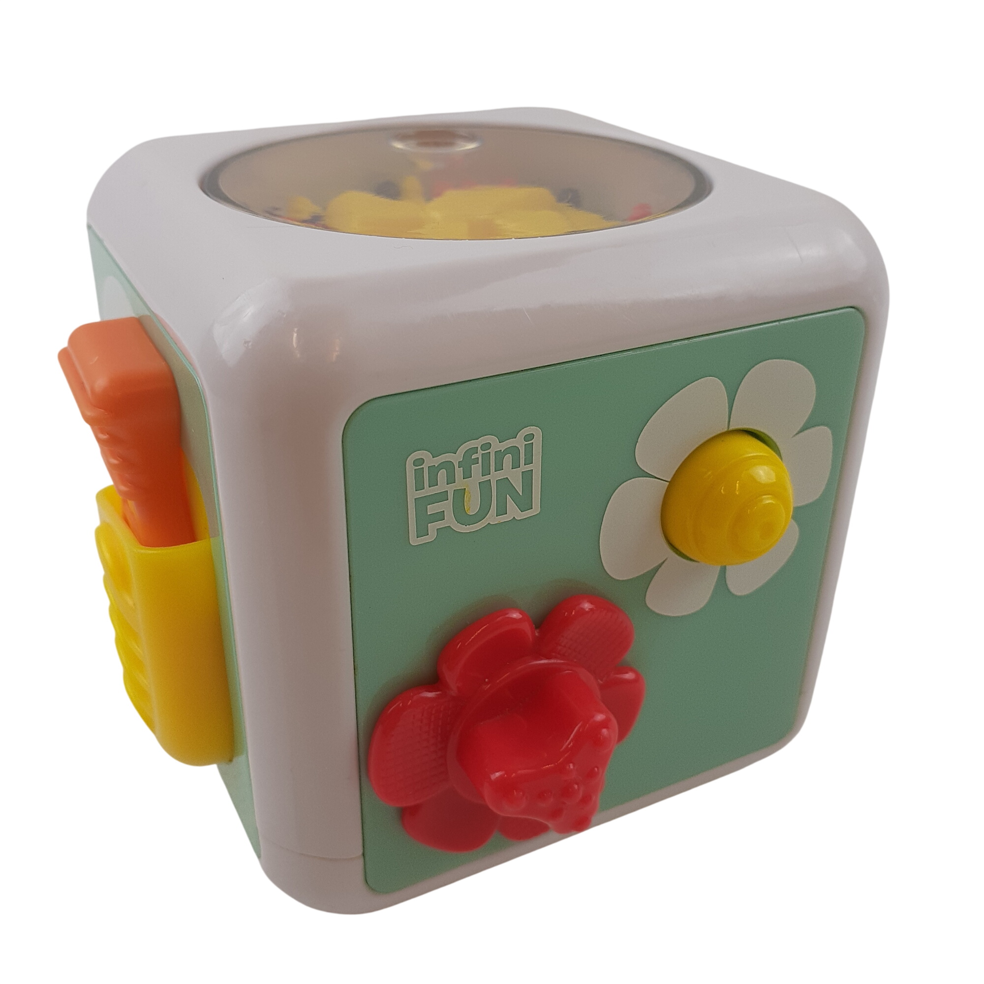 Cube d'éveil sensorimoteur Très bon état - 11,00 € Cube d'éveil sensorimoteur Très bon état reconditionné disponible sur Label Emmaüs