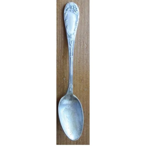 Cuillère À Café Armand Frenais - Modèle Ouvragé Avec Poinçons - Taille 14cm - Couvert D'argenterie Du 19eme Siècle - Avec Signes D'usure Et Griffures occasion reconditionné disponible sur Rakuten