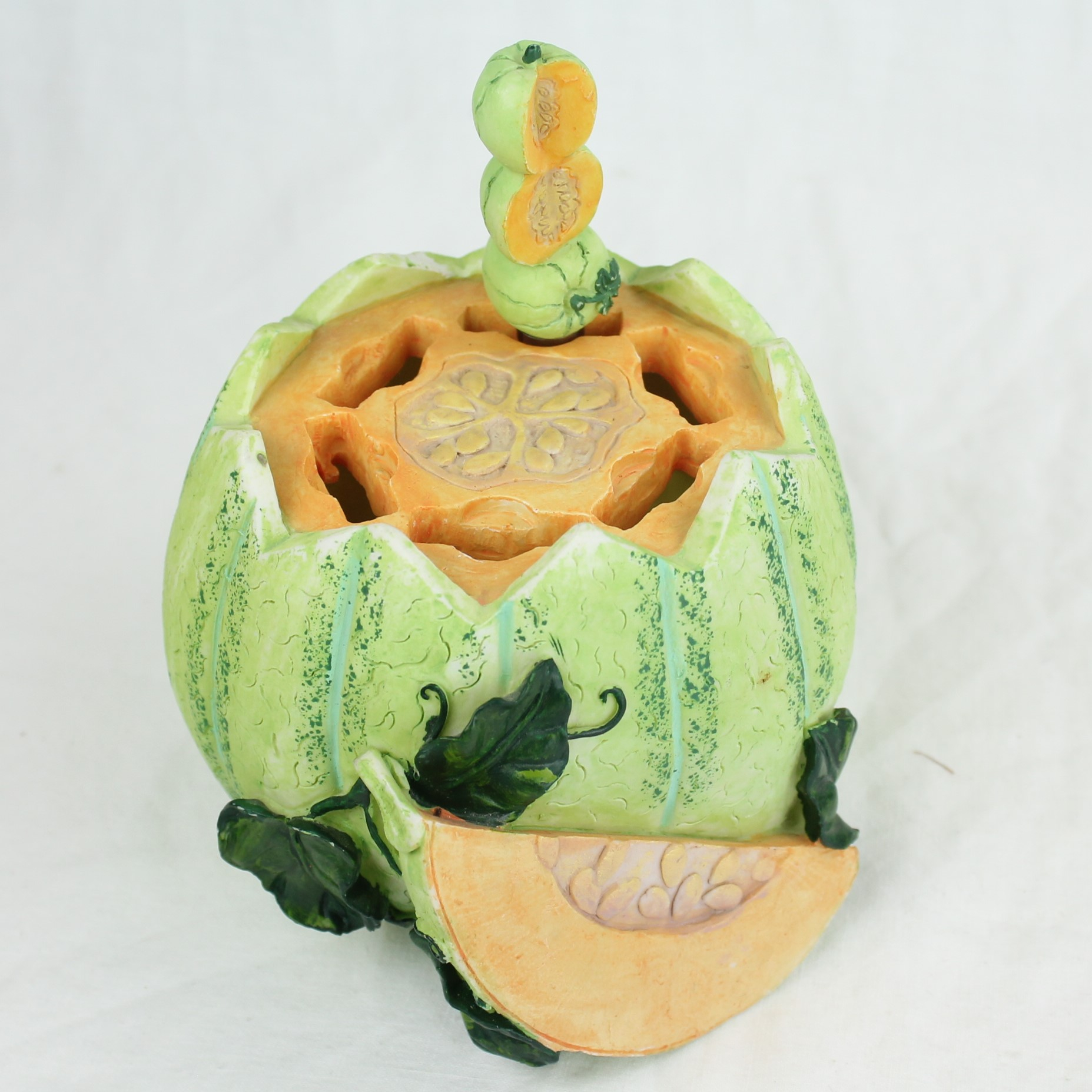 Voir photo 3 de Cuillière à Melon et support - Résine et Inox Cuillière à Melon et support - Résine et Inox Très bon état reconditionné photo 3