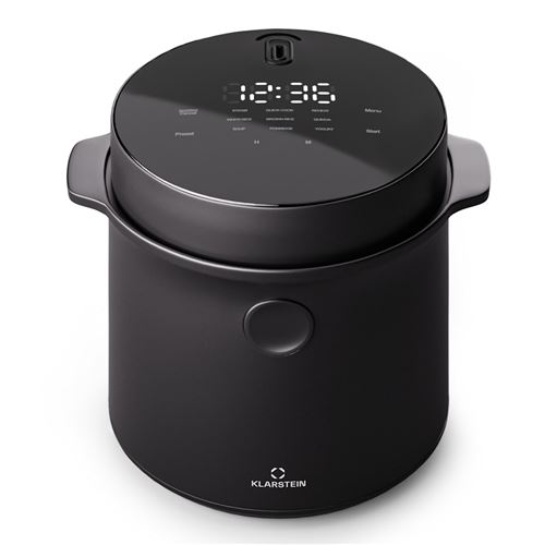 Cuiseur à riz multifonctions Klarstein Kenbu 1.2L 350W 9 programmes avec Minuteur et Contrôle tactile - Noir État correct N/A reconditionné disponible sur Fnac