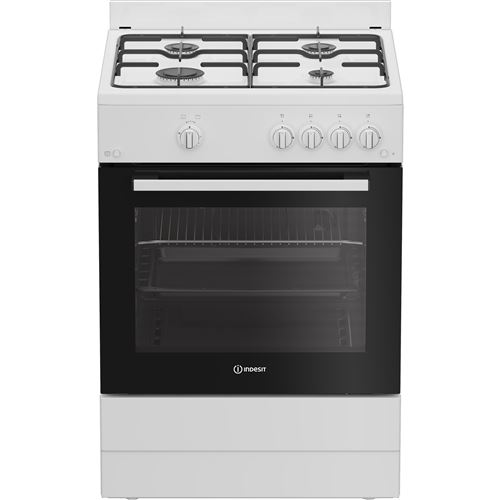 Cuisinière gaz INDESIT I6GGKMWF État correct Indesit reconditionné disponible sur Fnac