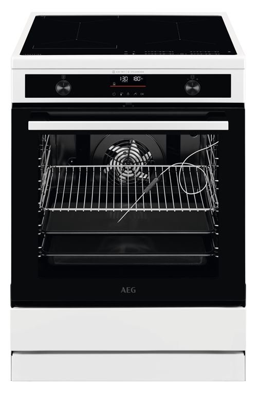 Cuisinière induction AEG Série 6000 SteamBake CIS6699BPW 7200 W Blanc État correct reconditionné disponible sur Fnac