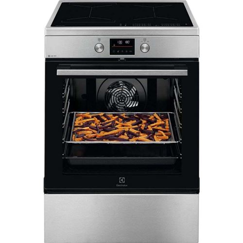 Cuisinière induction EKI64899BX 940002989 4 foyers Inox 73 L Convection Pyrolyse État correct N/A reconditionné disponible sur Fnac