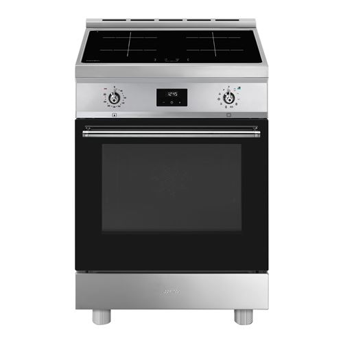 Cuisiniere ''Sinfonia'' 60 cm, 4 foyers induction avec boosters, four multifonction (9 dont chaleur tournante), nettoyage pyrolyse, 70 litres nets, afficheur tactile, porte froide 4 vitres, kit rails telescopiques sortie partielle, classe A État correct - 778,99 € Cuisiniere ''Sinfonia'' 60 cm, 4 foyers induction avec boosters, four multifonction (9 dont chaleur tournante), nettoyage pyrolyse, 70 litres nets, afficheur tactile, porte froide 4 vitres, kit rails telescopiques sortie partielle, classe A État correct Smeg reconditionné disponible sur Fnac | Dero