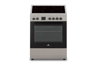 Cuisiniere vitrocéramique CECV60FCS 4 feu L58 8 P61 H83 cm Silve Très bon état Continental Edison reconditionné disponible sur Darty