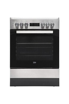 Cuisinière Vitroceramique FSM67320GXS 72L 415V 50Hz Electrique Einbau Noir Très bon état Beko reconditionné disponible sur Darty