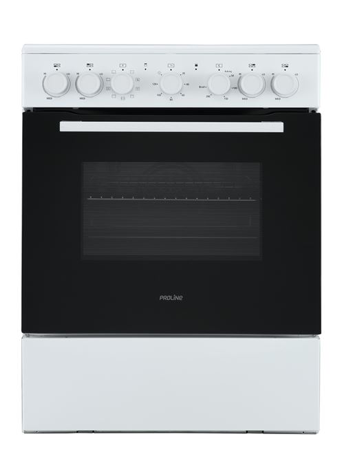 Cuisinière vitrocéramique Proline PCC6060 Blanc État correct N/A reconditionné disponible sur Fnac
