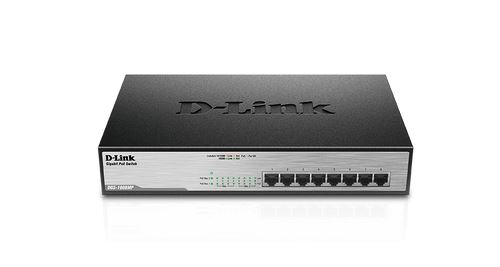 D-Link DGS-1008MP commutateur réseau Non-géré Gigabit Ethernet (10/100/1000) Connexion Ethernet État correct D-Link reconditionné disponible sur Fnac