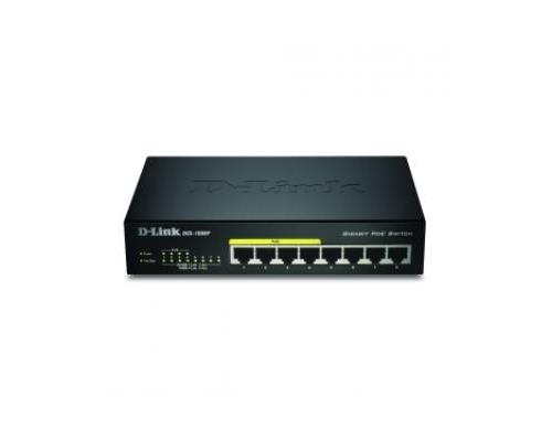 D-Link DGS-1008P 8-Port PoE Gigabit Desktop Switch - commutateur - 8 ports - non géré - Ordinateur de bureau État correct D-Link reconditionné disponible sur Fnac