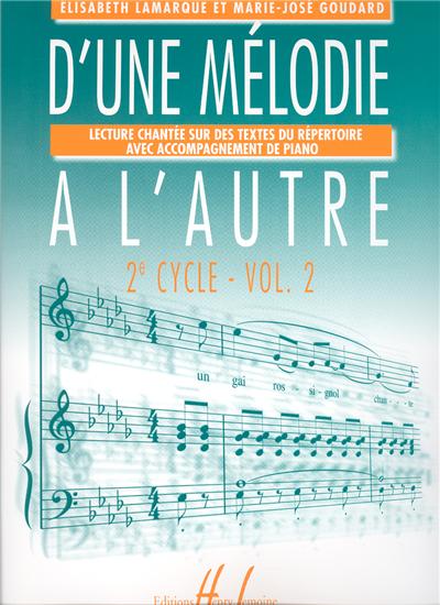 D'UNE MELODIE A L'AUTRE VOL 2 État correct reconditionné disponible sur Fnac