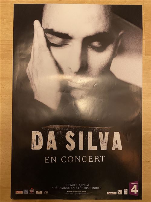 Da Silva - Premier album - 40x60cm - Affiche État correct N/A reconditionné disponible sur Fnac