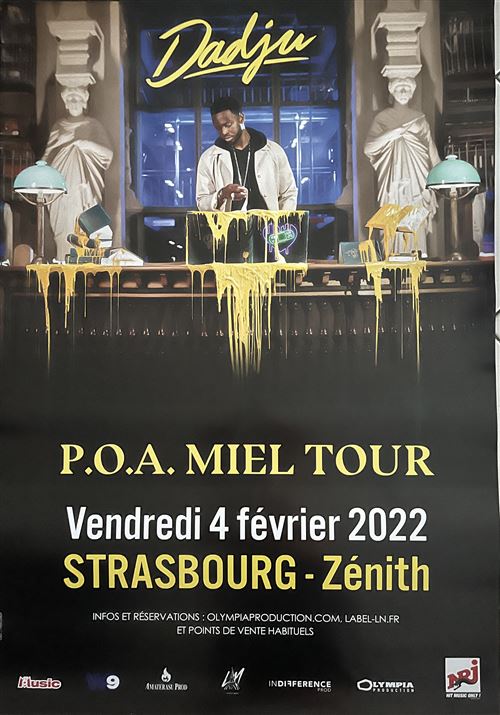 DADJU - P.O.A. Miel Tour - 80x120cm - AFFICHE État correct N/A reconditionné disponible sur Fnac