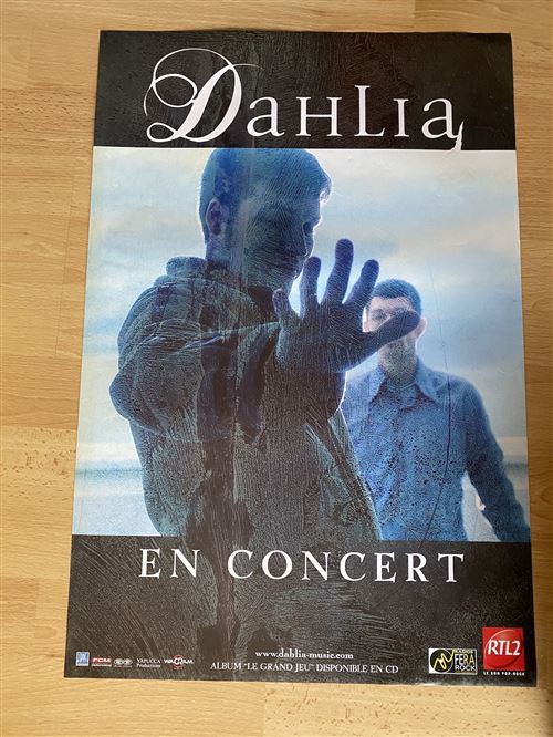 DahLia - En concert - Le grand jeu - 40x60cm - Affiche État correct N/A reconditionné disponible sur Fnac