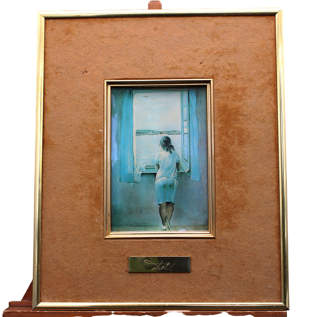 Dali "jeune fille à la fenêtre", reproduction avec certificat Bon état - 40,00 € Dali "jeune fille à la fenêtre", reproduction avec certificat Bon état reconditionné disponible sur Label Emmaüs