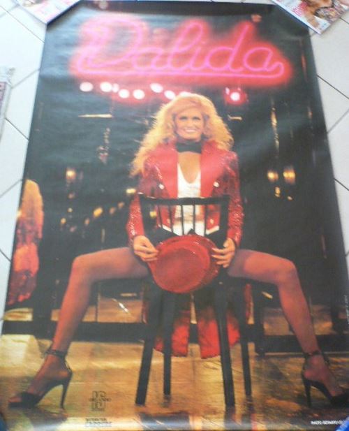 DALIDA - 100x150 cm - AFFICHE / POSTER État correct reconditionné disponible sur Fnac
