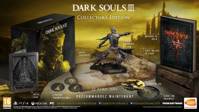 Dark Souls III Collector Edition PS4 État correct - 352,45 € Dark Souls III Collector Edition PS4 État correct Bandai Namco reconditionné disponible sur Fnac