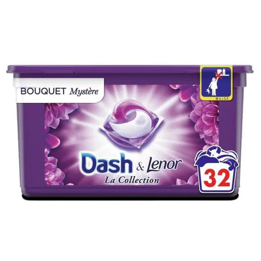 DASH Allin1 Pods Lessive en capsules - 32 lavages occasion reconditionné disponible sur Rakuten