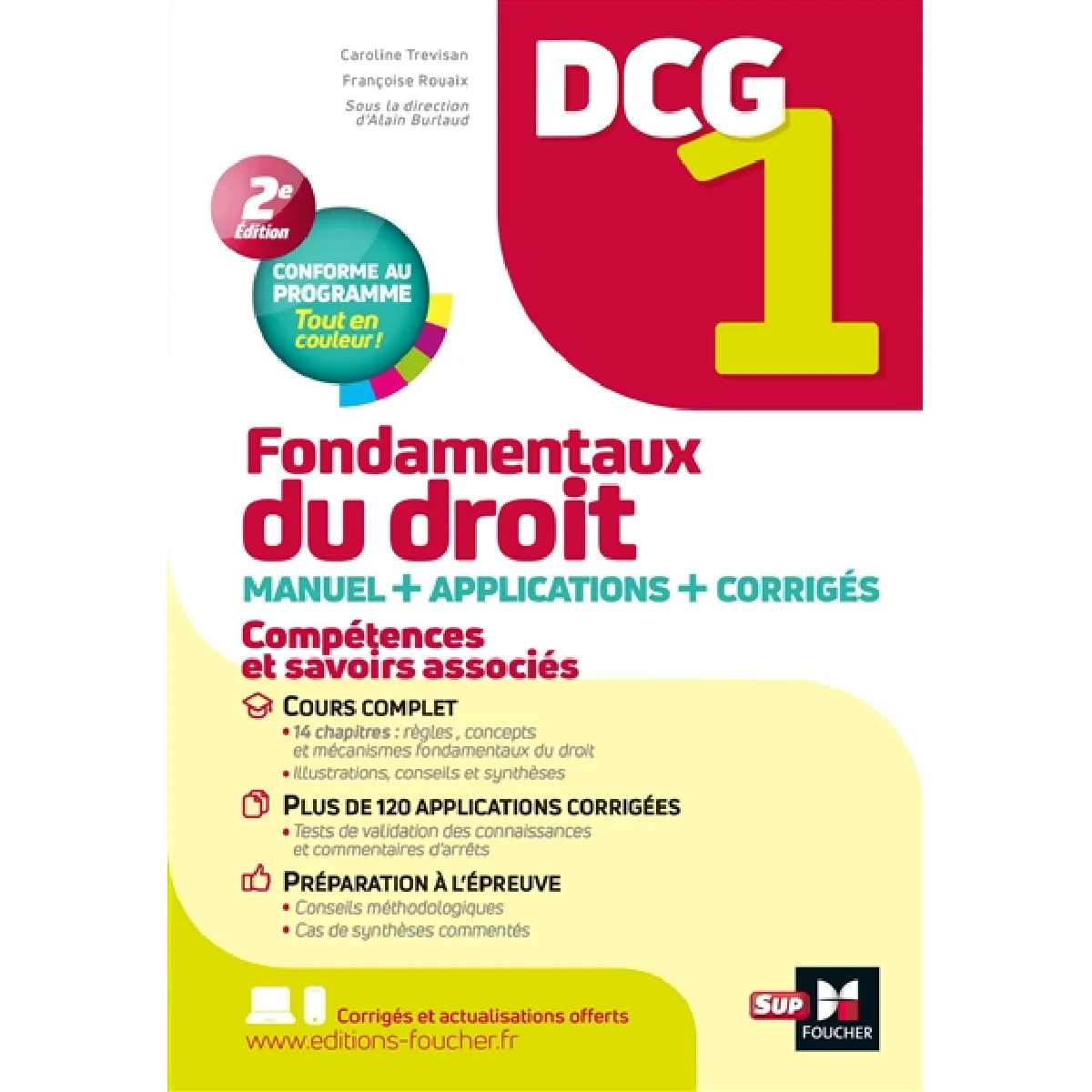 DCG 1, fondamentaux du droit : manuel + applications + corrigés : conforme au programme État correct - 13,20 € DCG 1, fondamentaux du droit : manuel + applications + corrigés : conforme au programme État correct N/A (Il ne s'agit pas d'une marque reconditionné disponible sur Rue du Commerce Seconde Vie